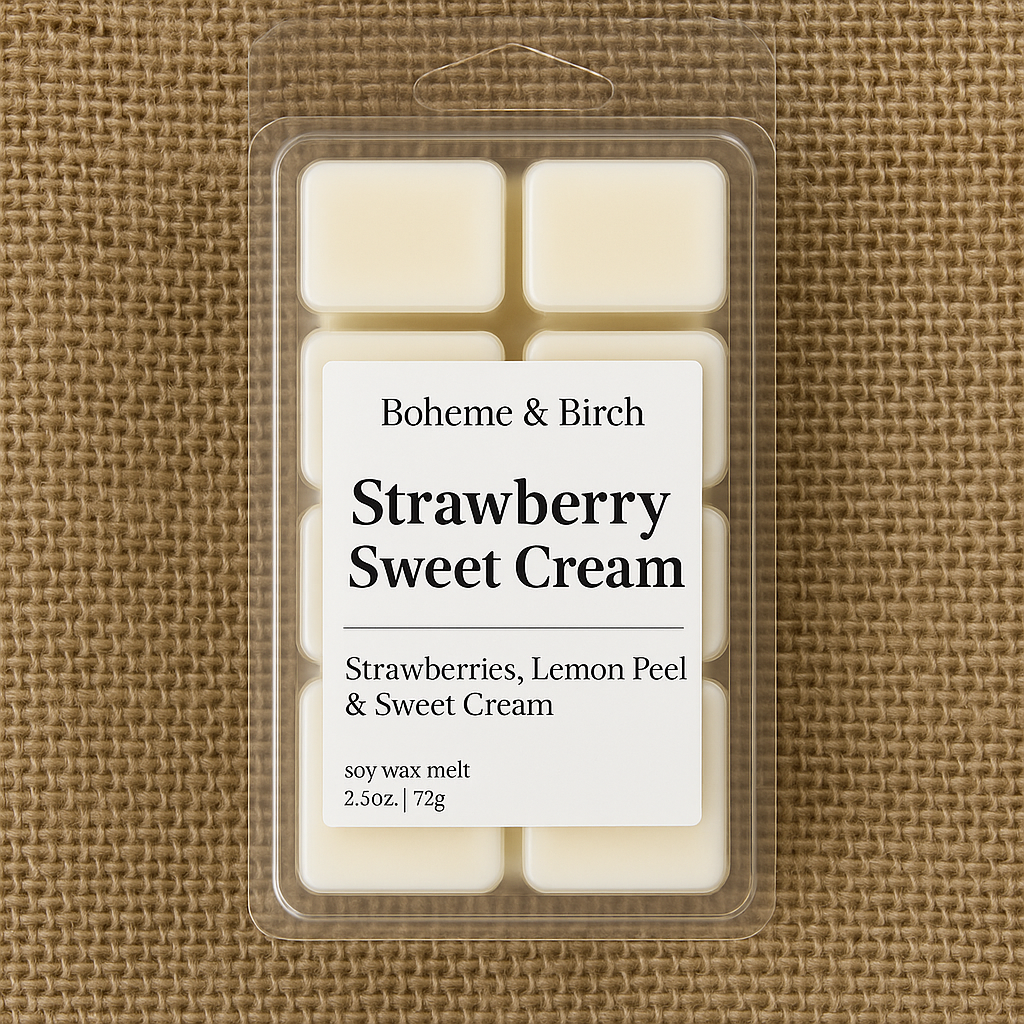Strawberry Sweet Cream Wax Melts
