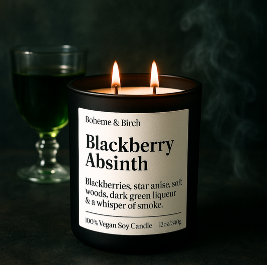 Blackberry Absinth 12oz Soy Candle