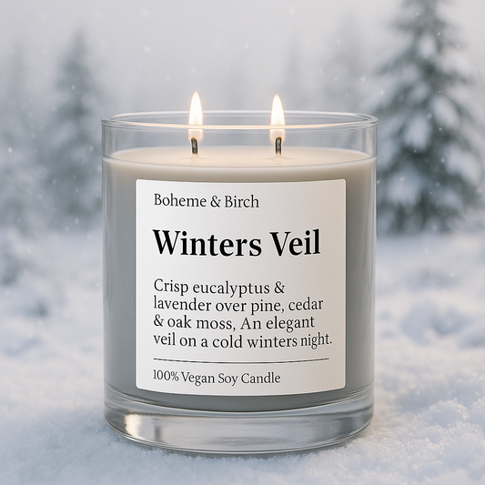 Winters Veil 12oz Soy Candle